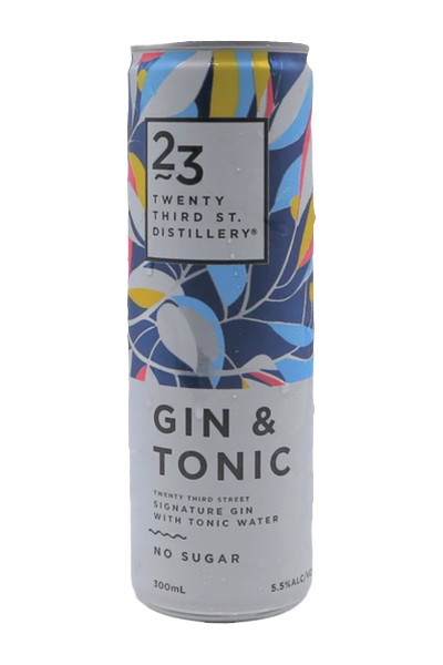 Twenty Third St Gin & Tonic Can 300ml
