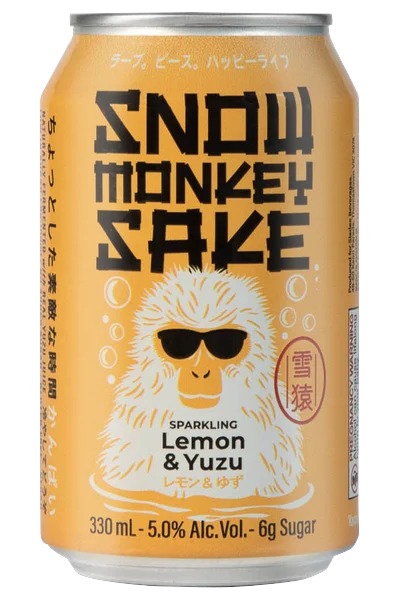Snow Monkey Lemon Yuzu Can 330ml