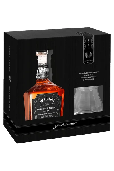Jack Daniels Single Barrel Glencairn Gift Set